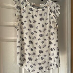 Loft Sz L Sleeveless Top